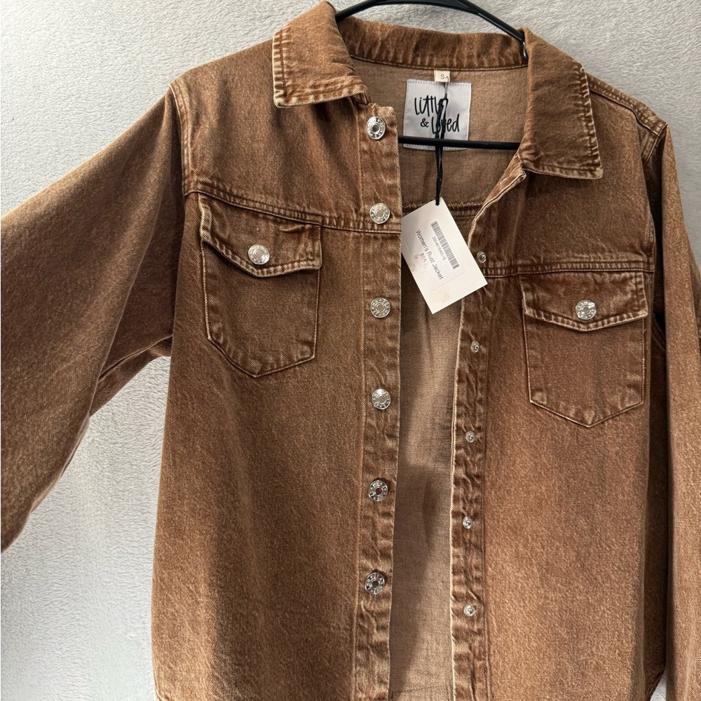 Chestnut Denim Jacket - Picture 2 of 3